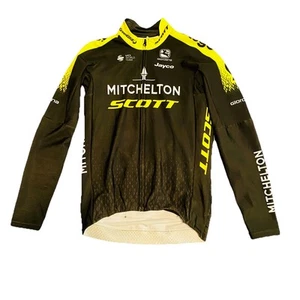 Herren 2020 Giordana Mitchelton Scott Pro Cycling LS Radtrikot, schwarz, Gr. L - Bild 1 von 2