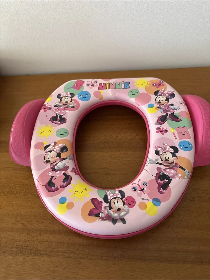 Accesorio de baño para niños asiento de orinal suave Disney Minnie Mouse Foto 1 de 2