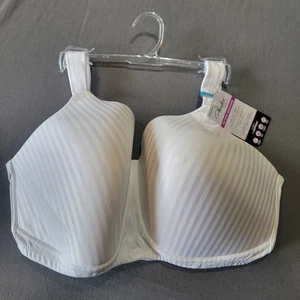 Playtex Secrets Smoothing Bra 36DDD White Style 4707 4-Way Support New With Tags - Picture 1 of 7