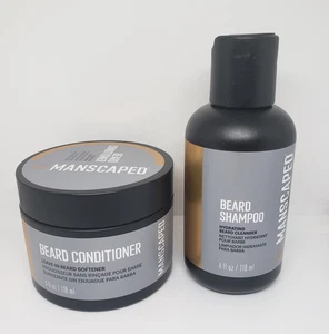 Champú para barba Manscaped 4 oz y acondicionador para barba 4 oz nuevo conjunto sellado - Imagen 1 de 6