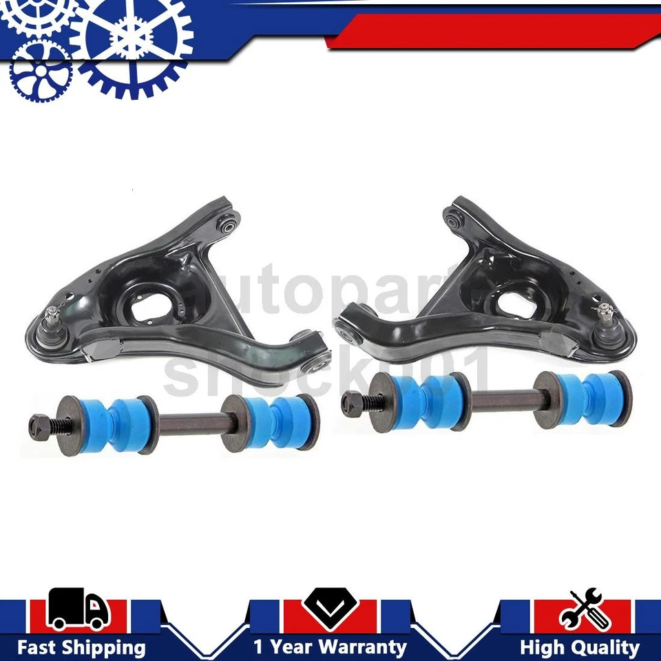 4 Braços de controle Mevotech inferiores frontais barra oscilante link para Buick Electra 1981 1980 - Imagem 1 de 4