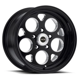 15x7/15x8 Black Milled Wheels Vision 561 Sport Mag 5x114.3 0/0 (Set of 4) 83.1 - Picture 1 of 3