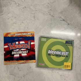 SEGA Dreamcast Bleem! Gran Turismo 2 + Metal Gear Solid CIC