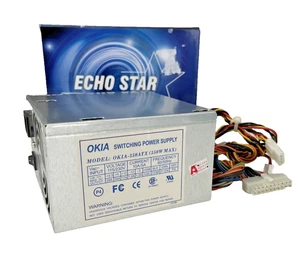 OKIA-350ATX 350 W ATX Switching Power Supply + Echo Star ES-600-24 Boxed OEM - Picture 1 of 10