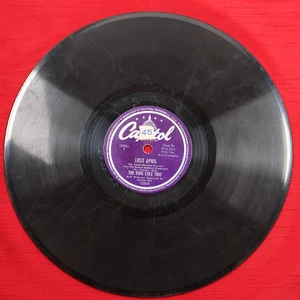 10" 78 RPM-The King Cole Trio-Lost April/Nature Boy/Capitol 15054 - Picture 1 of 3