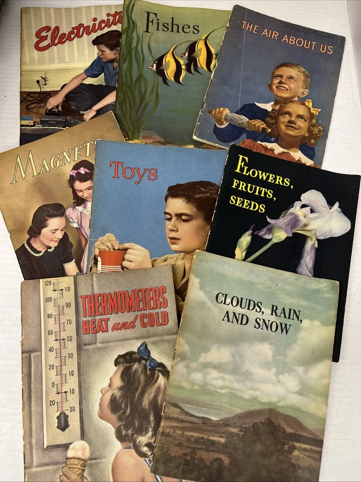 Lot 8 The Basic Science Education Series Books Vtg 1950s Bertha Morris Parker - Image 1 of 4