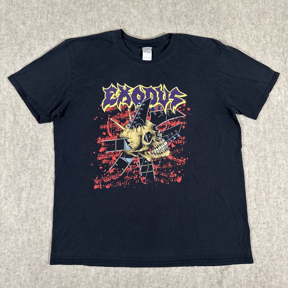 Nails Burn in Exodus メンズ ブラック バンド Tシャツ Exodus T Shirt In Men's T-Shirts for sale - eBay