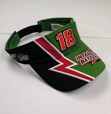 Vintage Bobby Labonte Visor #18 Interstate Batteries Hat Adult Mens Adjustable - Image 1 of 4