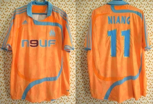 Maillot Olympique Marseille 2007 Niang #11 UEFA Adidas OM Neuf Telecom - XL - Picture 1 of 9