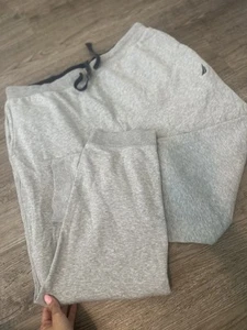 NAUTICA MEN PANTS PULL ON GRAY SOFT XL CUTE SWEATS JOGGER - Picture 1 of 2