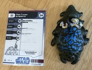Star Wars Miniatures The Clone Wars Clone Trooper On Gelagrub 8/40 Rare READ!! - Picture 1 of 1