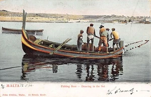Malta - Fischboot - Zeichnung im Netz - Publ. John Critien - Bild 1 von 2