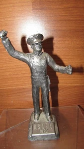 Micheal Ricker Pewter USAF Academy Cadet Military club Figurine USAFA 1983 - Picture 1 of 5