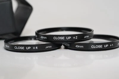 Mint Promaster 49 mm Close-UP Lens Kit (+1, +2. +4) with Case Made Japan - Image 1 of 2