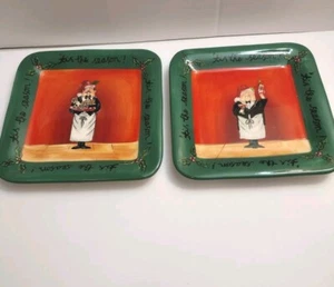 Certified International Tis The Season Christmas Plates Waiter Tracy Flickinger - Picture 1 of 6