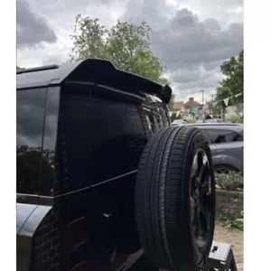 FOR LAND ROVER DEFENDER L663 90/110/130 GLOSS BLACK REAR ROOF SPOILER WING 2020+ - Picture 1 of 15