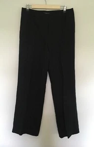 Talbots Signature schwarz 100 % Leinen hoher Bund weites Bein Hose Größe 10 neu - Bild 1 von 11