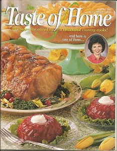 TASTE OF HOME APRIL MAY 2000 BACK ISSUE MAGAZINE COOKBOOK - Imagen 1 de 1