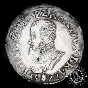 1572 - 1/2 ESCUDO - Felipe II - AMBERES - EBC- - Picture 1 of 2