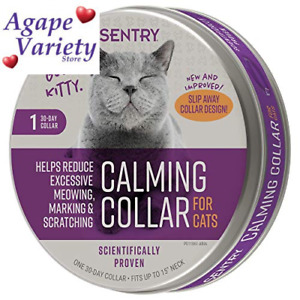 Sentry Behavior and Calming Collar for Cats, 1Ct 1-Count, Purple 