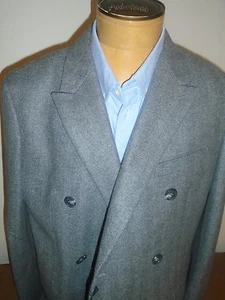 Jack Spade Kempton Wool Blend Charcoal Gray Herringbone Topcoat NWT 46 $998 - Picture 1 of 7