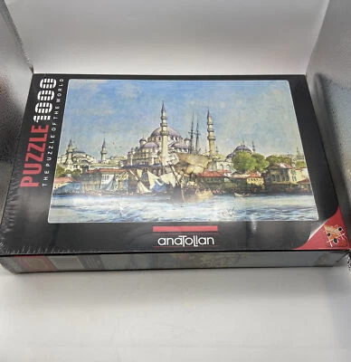 Anatolian Puzzle Yen Jami And St. Sofia 1000 Piece Jigsaw Puzzle New 3166 - Image 1 of 4
