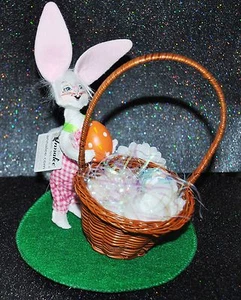 NEU ANNALEE PUPPE 5" OSTERKORB HASE Eier 75 Jubiläum süß - Bild 1 von 3