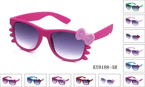 ¡Gafas de sol con acabado mate de goma marco degradado marco de color liso lentes con arco de color! - Imagen 1 de 12