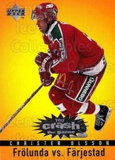 1997-98 Swedish Collectors Choice Crash the Game Silver #4 Christer Olsson