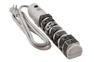 6ft Household Surge Protector With 8 Outlets Total (6 Rotating) by AC WORKS® - Picture 1 of 7