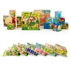 9Pcs Six-sided Educational Toys 3D Cubes Jigsaw Puzzles Wooden Puzzles  Children