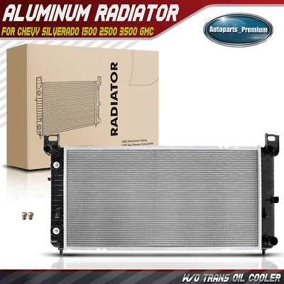 Radiador sin enfriador de aceite de transmisión para Chevy Silverado 1500 2500 3500 GMC Sierra 2500 Foto 1 de 4