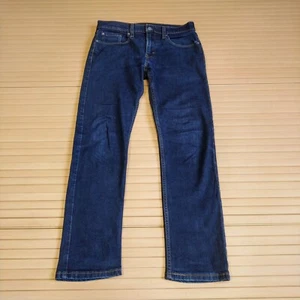 Levi's 502 Jeans W32 L32 Blue Men's Regular Tapered Zip Fly Mid Rise Demin - Picture 1 of 14