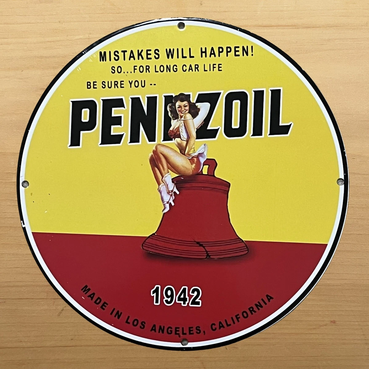 PENNZOIL ヴィンテージ電光看板 Vintage Pennzoil light, lighted sign 22 x 36 | eBay