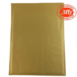 JIFFY�GOLD BUBBLE ENVELOPES 460X660MM (JL8) MEDIUM PARCEL MAILING BAGS - Picture 1 of 7