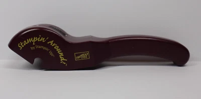 Stampin' Up Goma Stampin alrededor de 1" mango de rueda rojo Foto 1 de 4