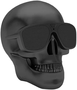 Haut-parleurs Bluetooth Skull support haut-parleur sans fil portable TF/U disque/AUX - Photo 1 sur 7
