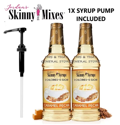 PACK DE 2 JARABES FLACOS JARABE CARAMELO PECANA JARABE DE CAFÉ CETO CERO CARBOHIDRATOS SIN AZÚCAR Foto 1 de 4