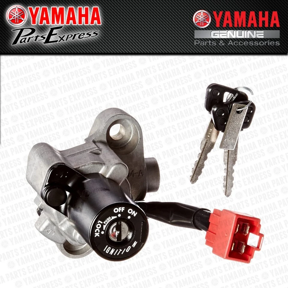 1998 - 2016 YAMAHA V-STAR VSTAR XVS 650 1100 OEM IGNITION SWITCH LOCK & 2 KEYS - Image 1 of 1