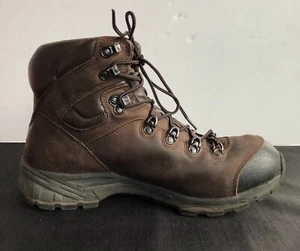 Vasque St. Elias GTX Hiking Boots 7160 Mens 9W Brown Leather Gore-Tex *Insole - Picture 1 of 13