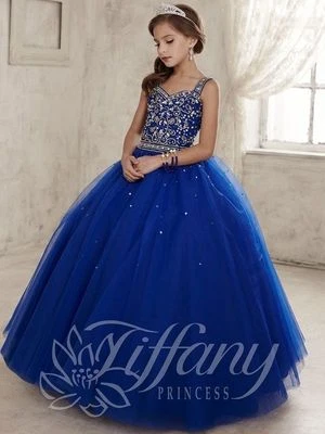 Christmas Flower Girl Princess Pageant Dance Wedding Prom Birthday Ball Gown - Image 1 of 4