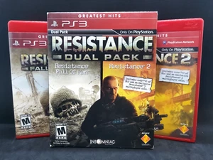 Resistance Dual Pack PS3 (Sony PlayStation 3, 2011) - MINT DISCS - Picture 1 of 11