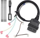 Upgraded 3 Pin Snow Plow Side Control Wire Harness Replacement For 26359...