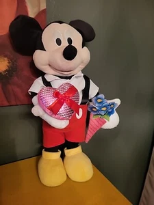 Gemmy Disney Mickey Valentine's Day 23" Standing Door Greeter Plush - Picture 1 of 7
