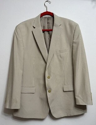Chaqueta Blazer Polo Ralph Lauren Algodón Rayas Abrigo Deportivo Para Hombre 46R Hecho en Italia Foto 1 de 4