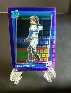 2021 Donruss Optic Ryan Jeffers Purple Pandora 37/99 RATED ROOKIE - Picture 1 of 2