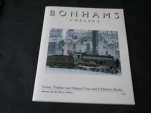 CATALOGUE JOUETS ANCIENS BONHAMS CHELSEA VENTE DU 2 JUILLET 1992 - Imagen 1 de 1