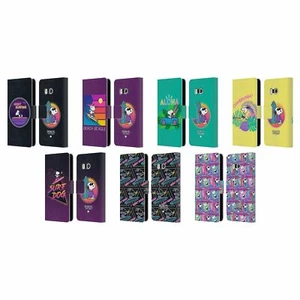 OFFICIAL PEANUTS SNOOPY ALOHA DISCO LEATHER BOOK WALLET CASE FOR HTC PHONES 1 - Picture 1 of 6
