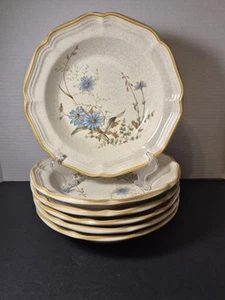 Mikasa Blue Daisies Bowl Set of 6 8 1/4" - Picture 1 of 6
