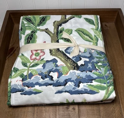 Williams Sonoma x Scalamandre Shantung Duvet Cover ~ Full/Queen - Image 1 of 4